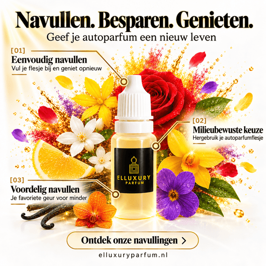 3-Pack Navullingen Autoparfum | Luxe Geurnavullingen luxe parfum en autoparfum - Elluxuryparfum