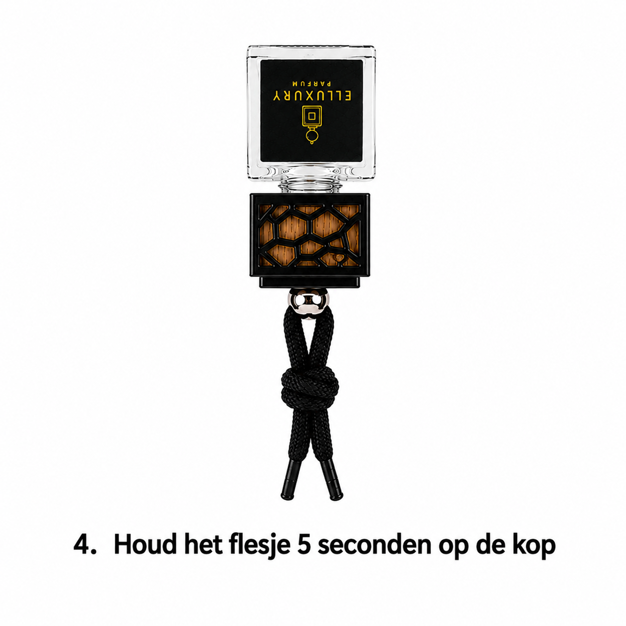 Gebruiksaanwijzing autoparfum Elluxuryparfum stap 4