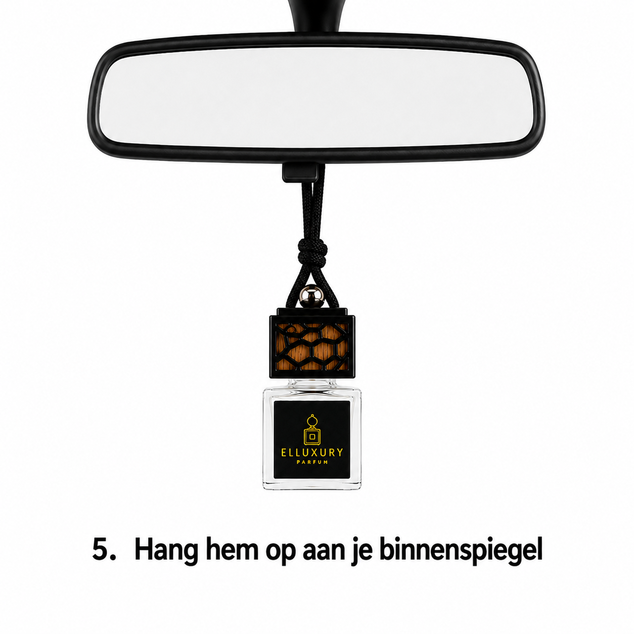 Gebruiksaanwijzing autoparfum Elluxuryparfum stap 5
