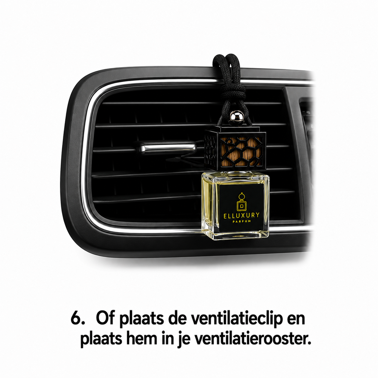 Gebruiksaanwijzing autoparfum Elluxuryparfum stap 6