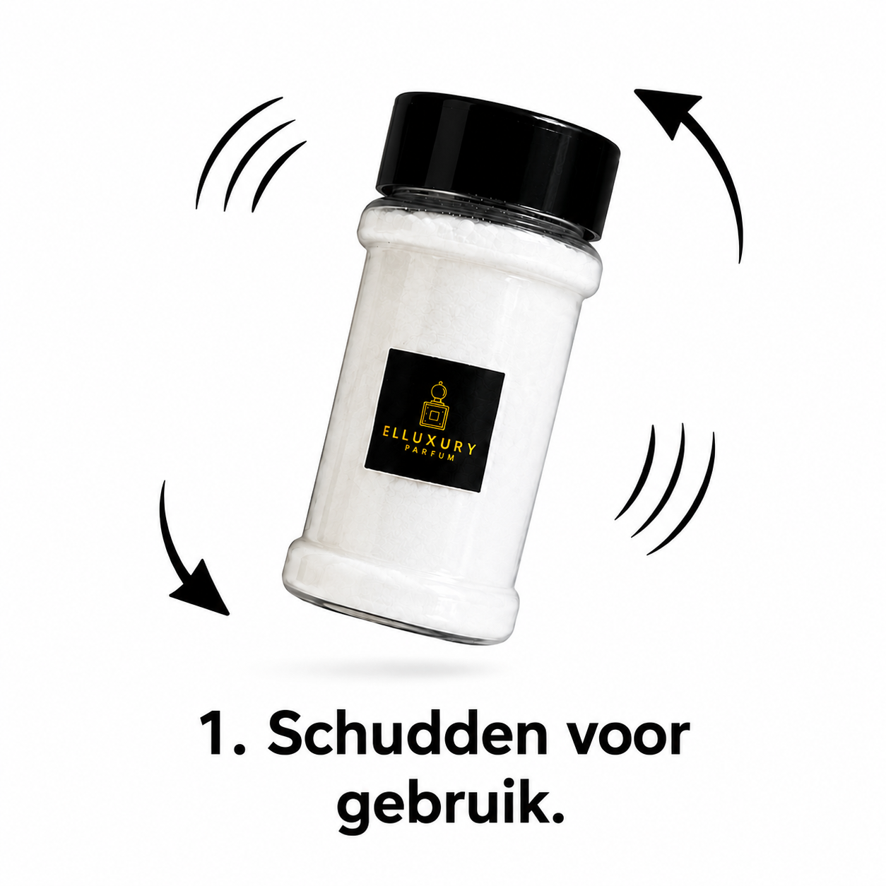 Gebruiksaanwijzing geurpoeder Elluxuryparfum stap 1
