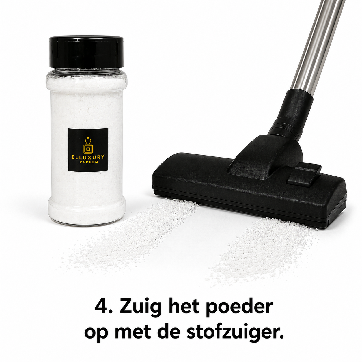 Gebruiksaanwijzing geurpoeder Elluxuryparfum stap 4