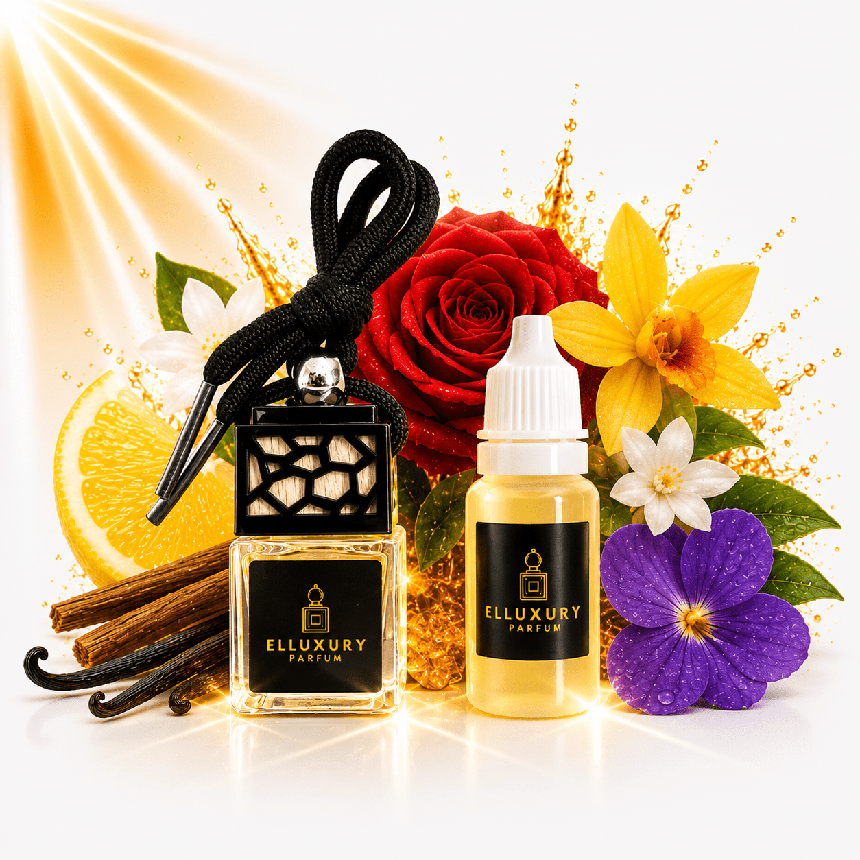 Autoparfum + Navulling Combi Deal luxe parfum en autoparfum - Elluxuryparfum