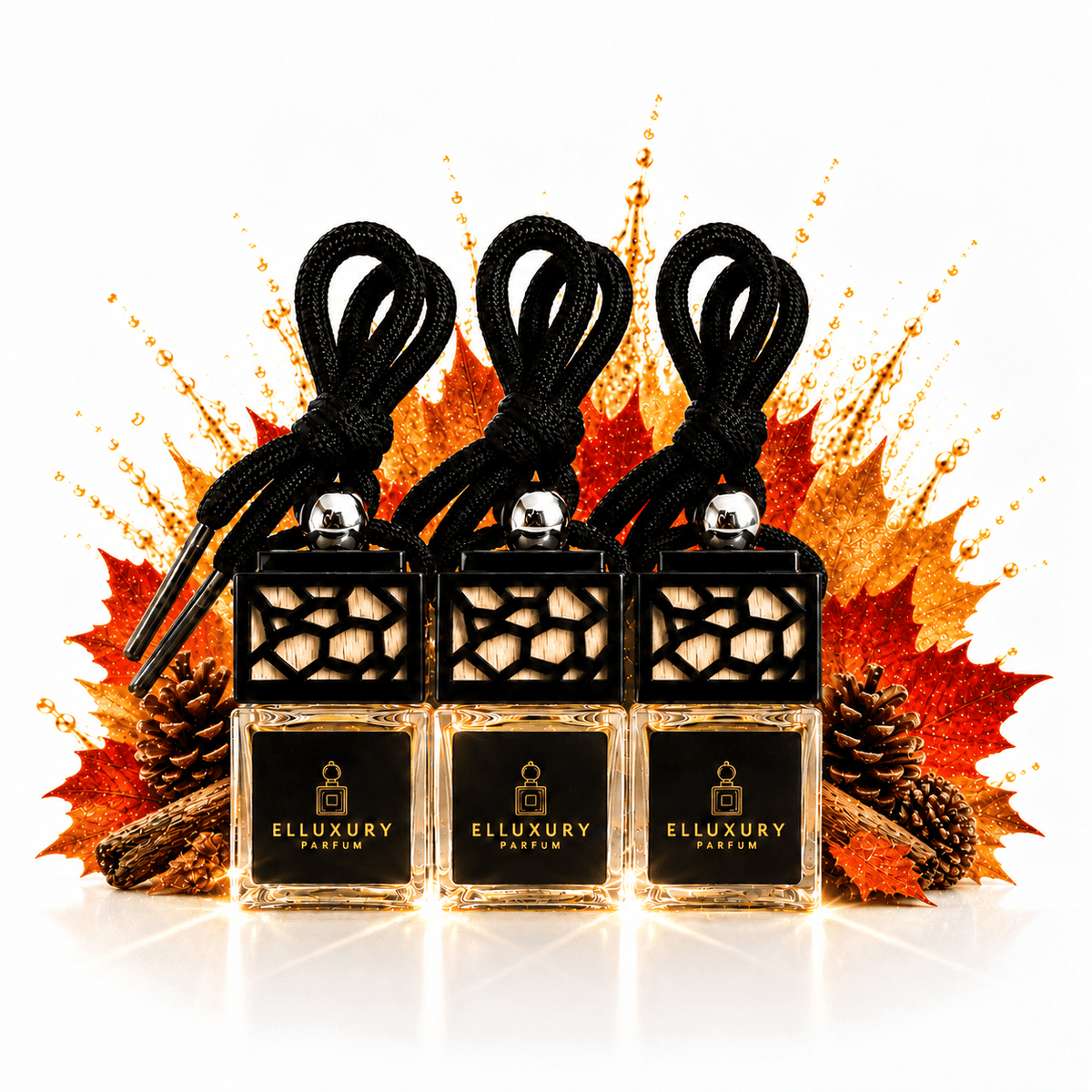 Herfst-editie 3-Pack Autoparfum Dames | Limited Edition - Elluxuryparfum luxe parfum en autoparfum - Elluxuryparfum