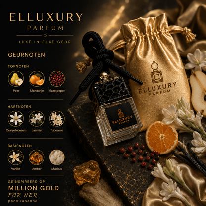 Nr. 12 Million Goldy Autoparfum luxe parfum en autoparfum - Elluxuryparfum