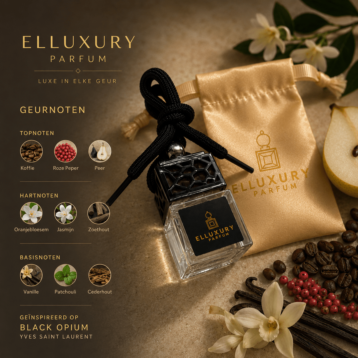 Nr. 19 B. Opiana Autoparfum luxe parfum en autoparfum - Elluxuryparfum