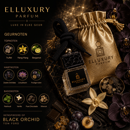 Nr. 7 Black Orched Autoparfum luxe parfum en autoparfum - Elluxuryparfum