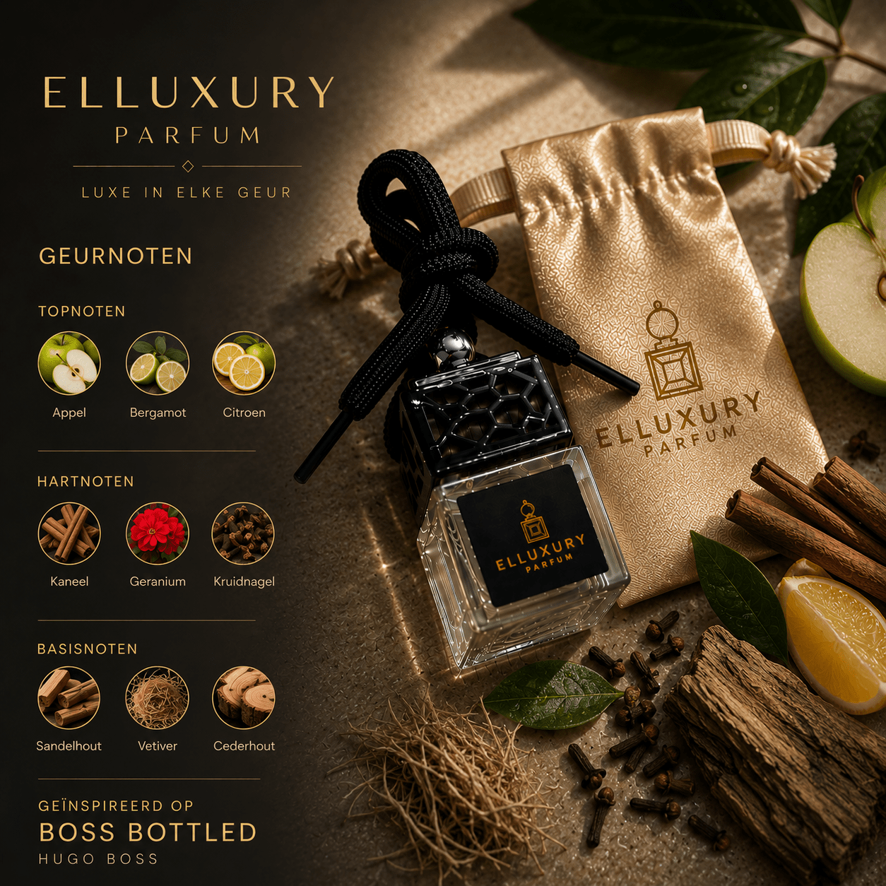 Nr.4 Bottled Autoparfum luxe parfum en autoparfum - Elluxuryparfum